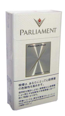 Parliament Platinum Blue 100`S (Duty free Japan)